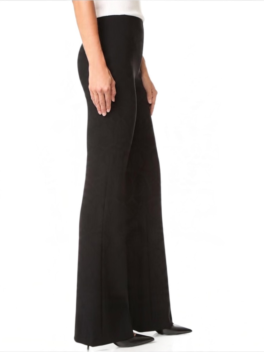 Theory Demitria Admiral Crepe Pants Size 6 Black